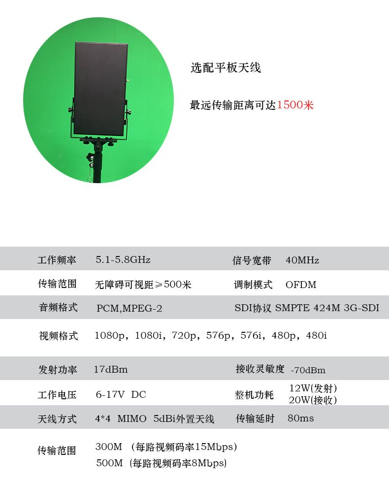 一拖四高清无线图传（四合一） 