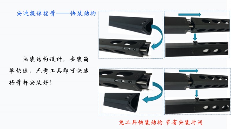 安迪摄像摇臂推出全新快装pro系列产品